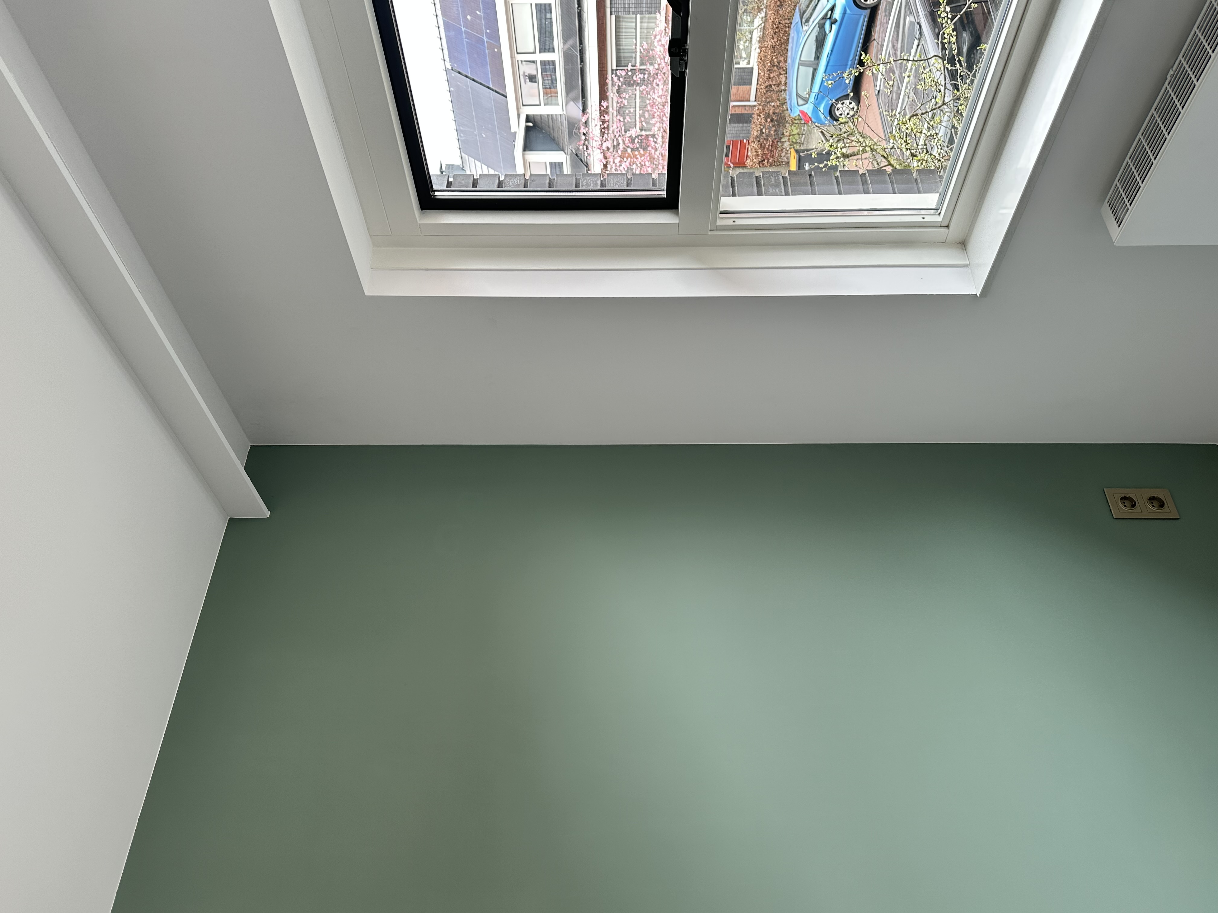 Schilderwerk uitgevoerd in een woningrenovatie