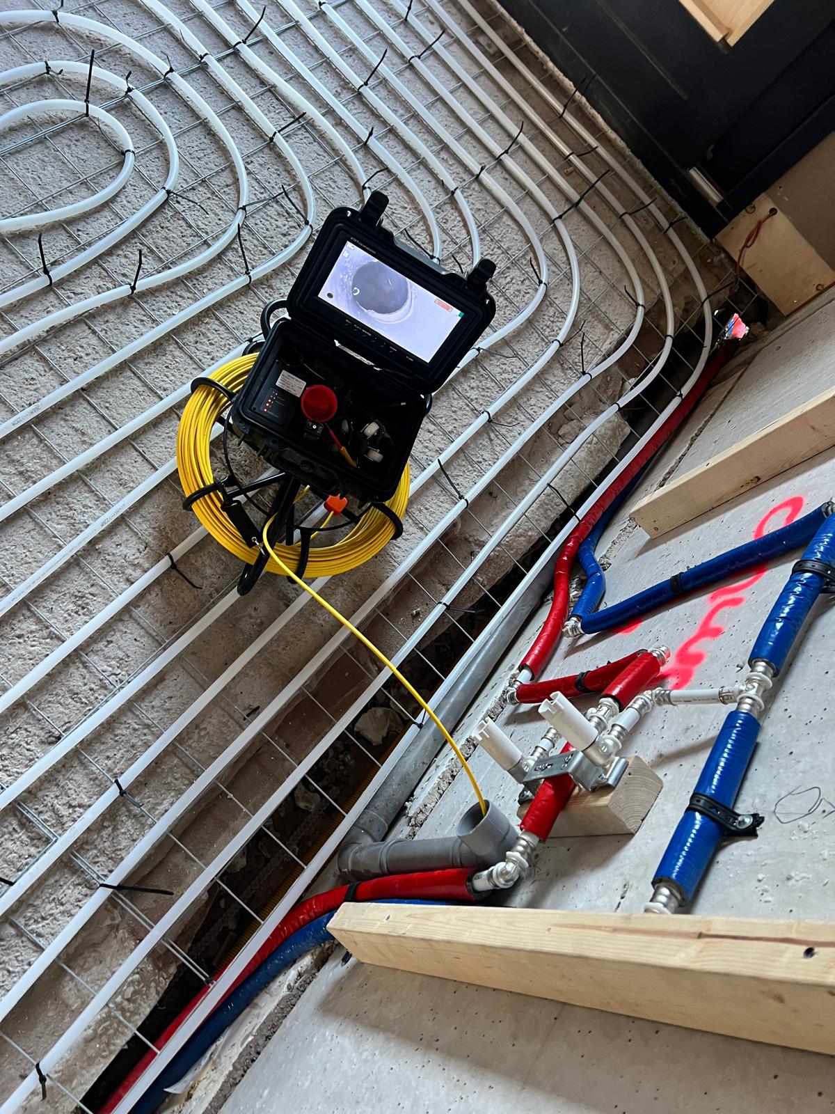 Vloerverwarming aanleg in nieuwbouwproject