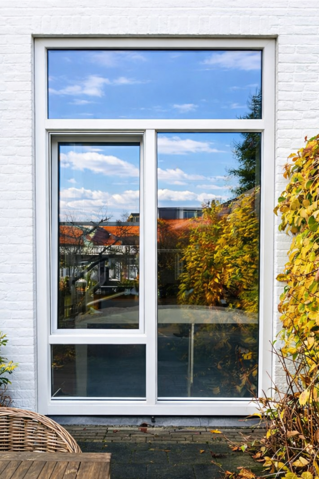 Nieuwe kunststof kozijnen met HR+++ glas geplaatst door Diamant Renovatie